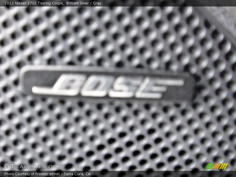 Brilliant Silver / Gray 2011 Nissan 370Z Touring Coupe