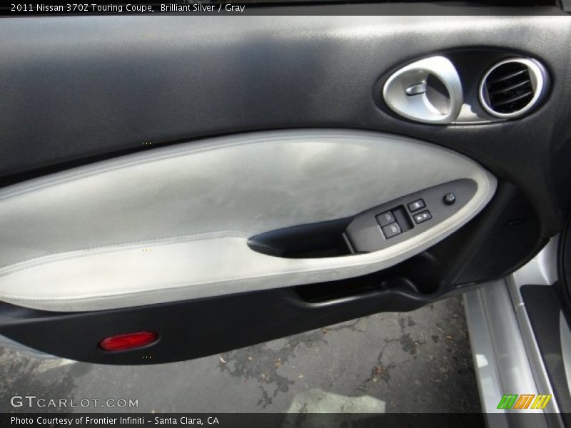 Brilliant Silver / Gray 2011 Nissan 370Z Touring Coupe
