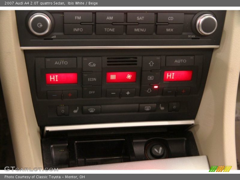 Ibis White / Beige 2007 Audi A4 2.0T quattro Sedan