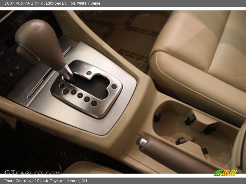 Ibis White / Beige 2007 Audi A4 2.0T quattro Sedan