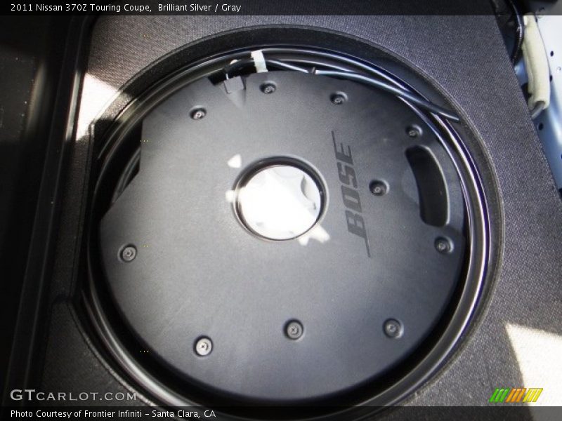 Brilliant Silver / Gray 2011 Nissan 370Z Touring Coupe
