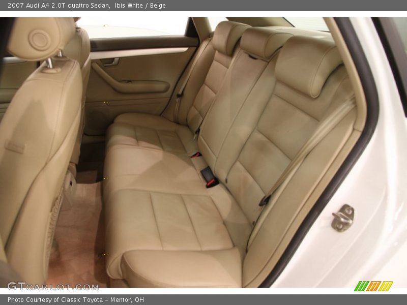 Ibis White / Beige 2007 Audi A4 2.0T quattro Sedan