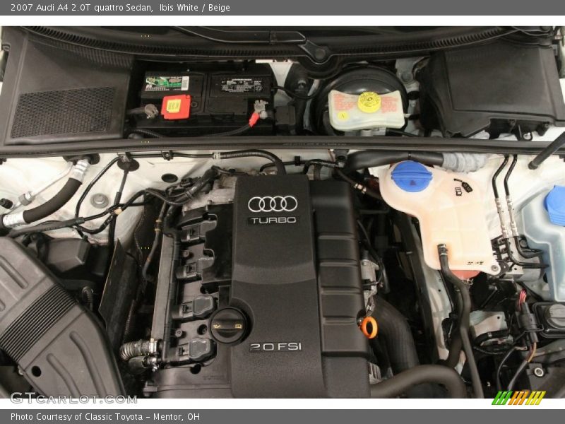 Ibis White / Beige 2007 Audi A4 2.0T quattro Sedan