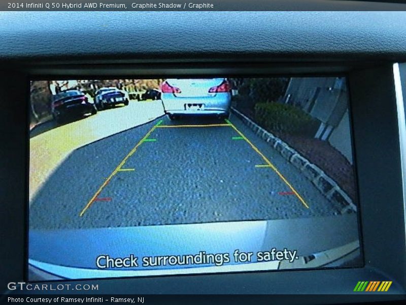 Graphite Shadow / Graphite 2014 Infiniti Q 50 Hybrid AWD Premium