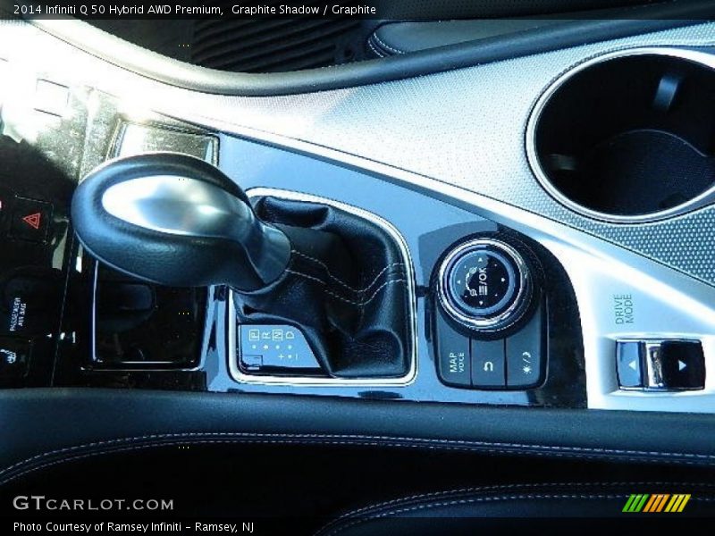 Graphite Shadow / Graphite 2014 Infiniti Q 50 Hybrid AWD Premium