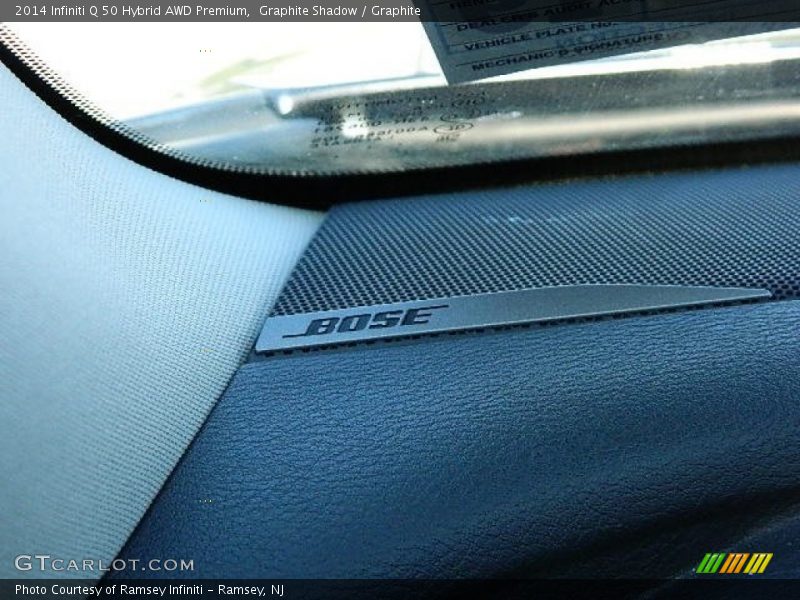 Graphite Shadow / Graphite 2014 Infiniti Q 50 Hybrid AWD Premium