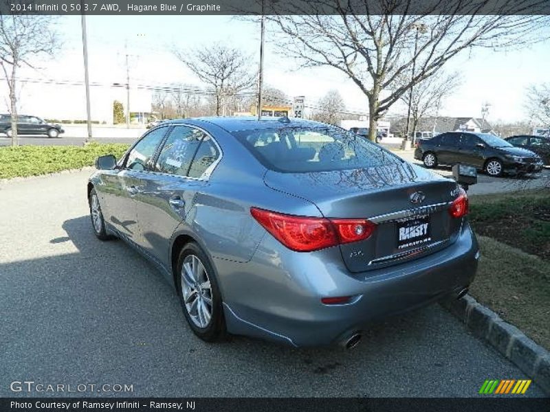 Hagane Blue / Graphite 2014 Infiniti Q 50 3.7 AWD