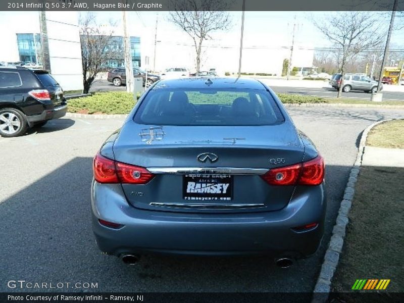 Hagane Blue / Graphite 2014 Infiniti Q 50 3.7 AWD