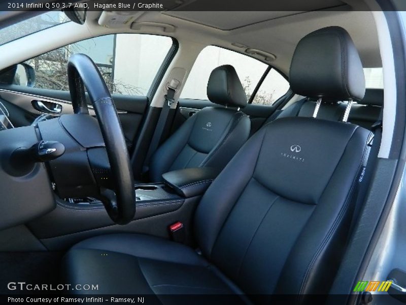 Hagane Blue / Graphite 2014 Infiniti Q 50 3.7 AWD