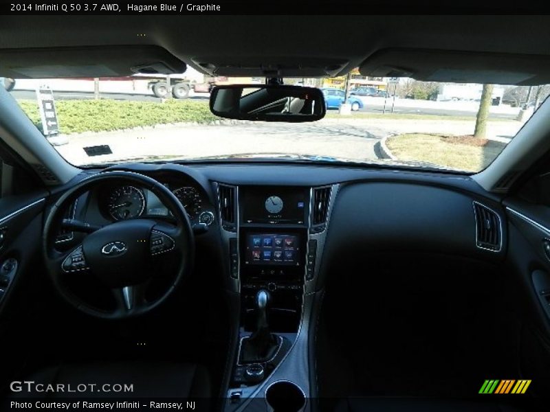 Hagane Blue / Graphite 2014 Infiniti Q 50 3.7 AWD