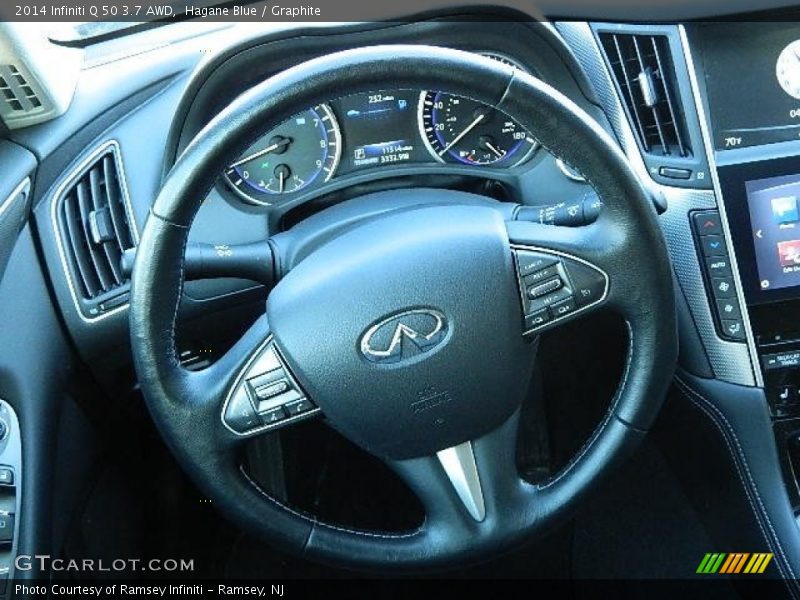 Hagane Blue / Graphite 2014 Infiniti Q 50 3.7 AWD