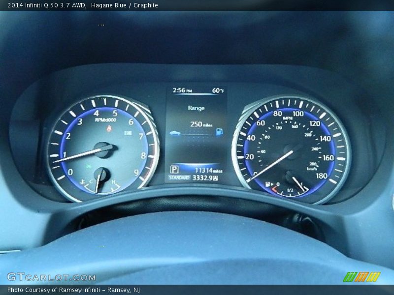 Hagane Blue / Graphite 2014 Infiniti Q 50 3.7 AWD