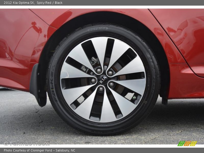 Spicy Red / Black 2012 Kia Optima SX