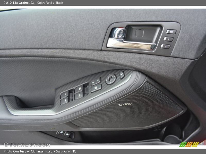 Spicy Red / Black 2012 Kia Optima SX