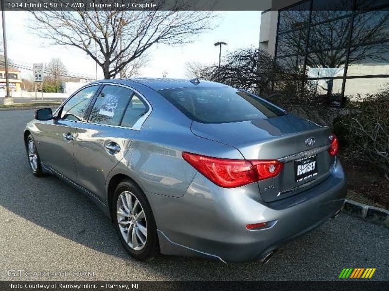 Hagane Blue / Graphite 2014 Infiniti Q 50 3.7 AWD