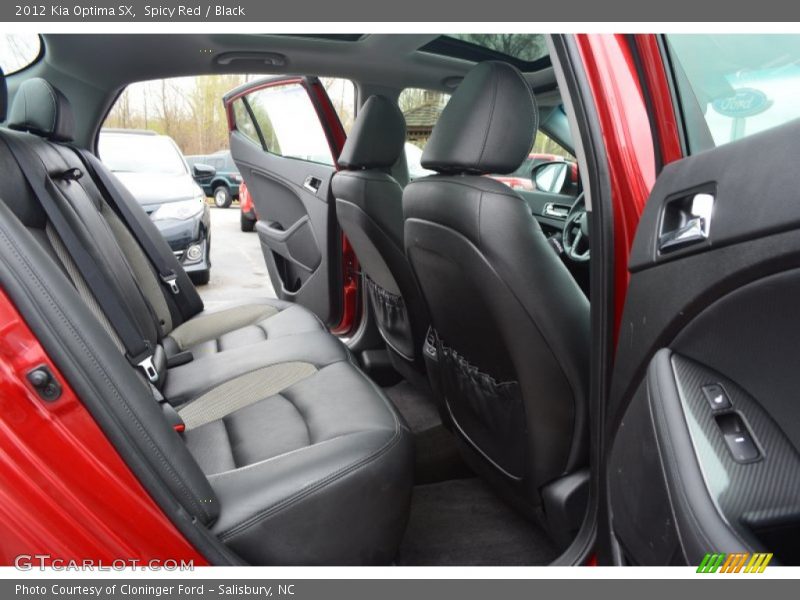Spicy Red / Black 2012 Kia Optima SX