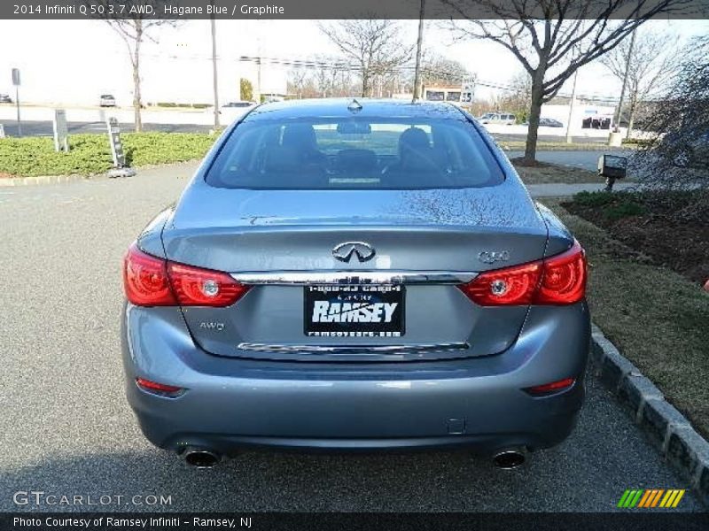 Hagane Blue / Graphite 2014 Infiniti Q 50 3.7 AWD