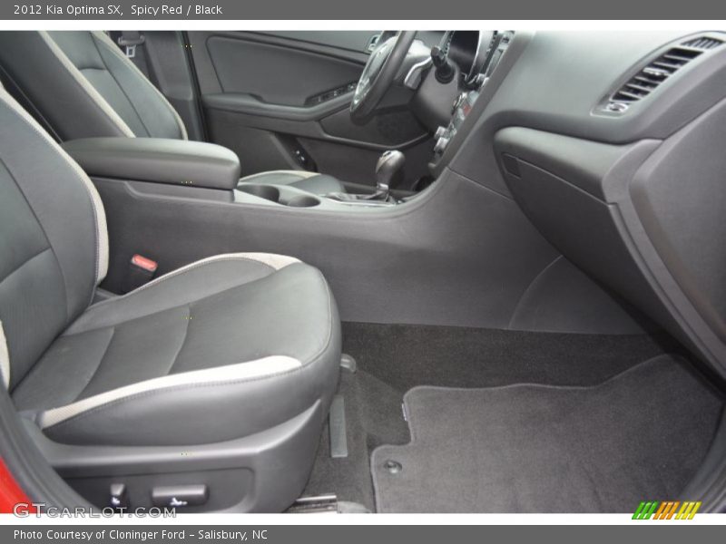 Spicy Red / Black 2012 Kia Optima SX