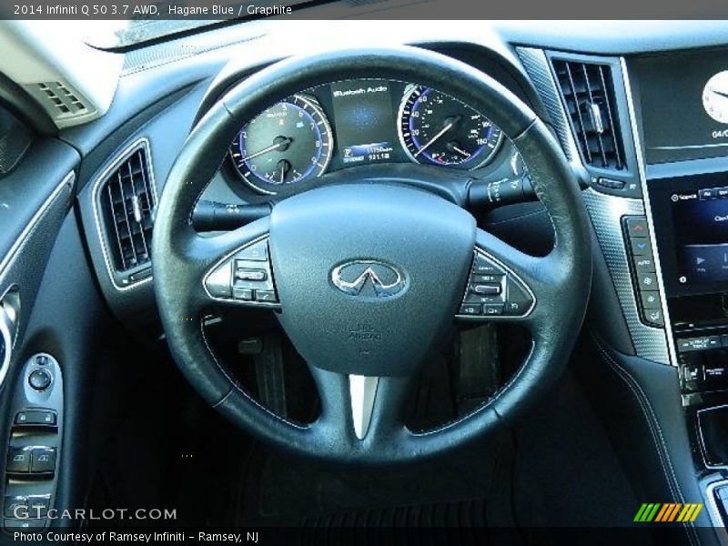 Hagane Blue / Graphite 2014 Infiniti Q 50 3.7 AWD