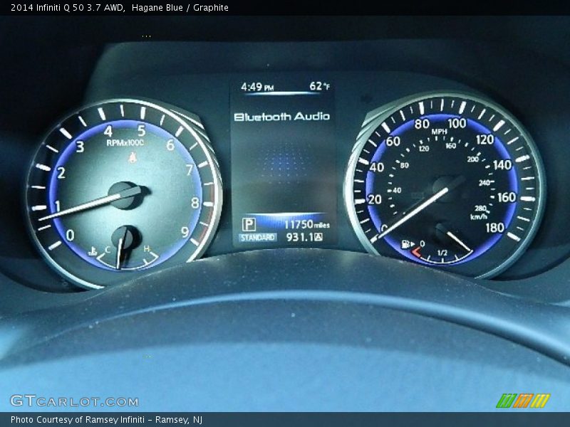 Hagane Blue / Graphite 2014 Infiniti Q 50 3.7 AWD