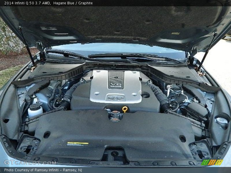 Hagane Blue / Graphite 2014 Infiniti Q 50 3.7 AWD