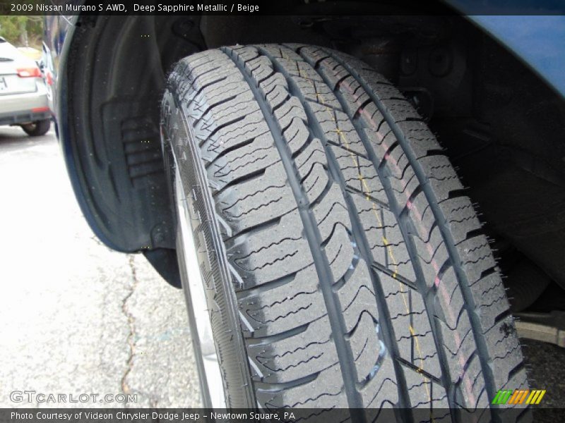 Deep Sapphire Metallic / Beige 2009 Nissan Murano S AWD