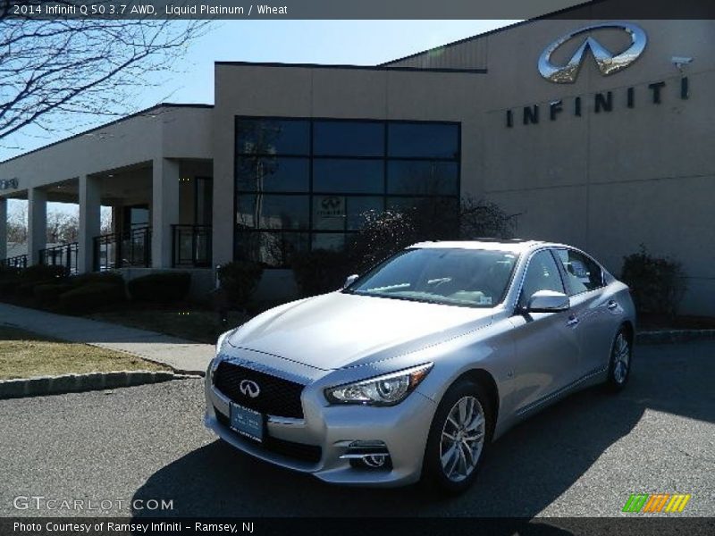 Liquid Platinum / Wheat 2014 Infiniti Q 50 3.7 AWD