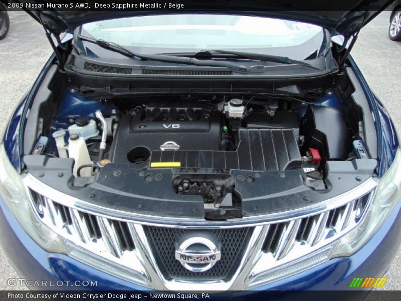 Deep Sapphire Metallic / Beige 2009 Nissan Murano S AWD