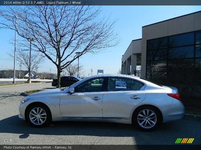 Liquid Platinum / Wheat 2014 Infiniti Q 50 3.7 AWD