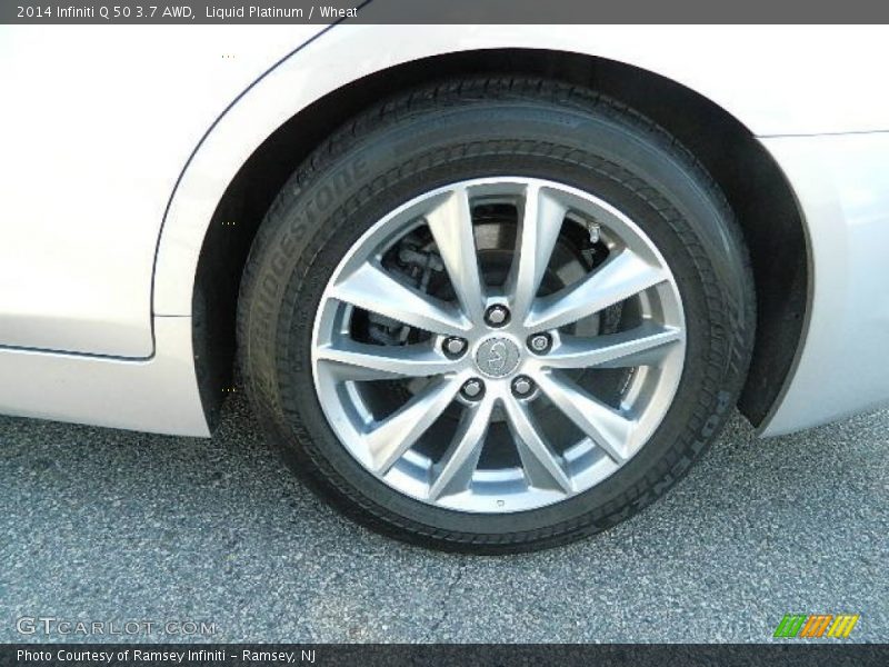 Liquid Platinum / Wheat 2014 Infiniti Q 50 3.7 AWD