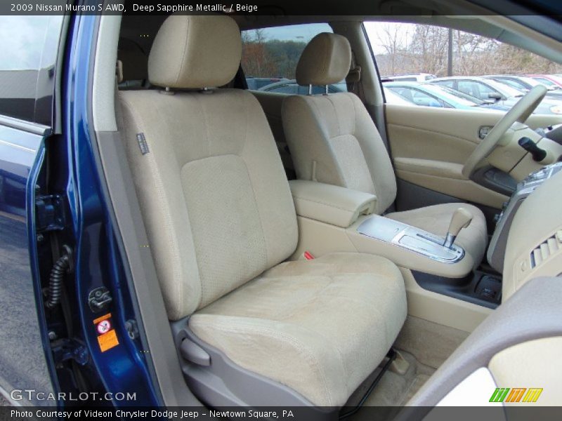Deep Sapphire Metallic / Beige 2009 Nissan Murano S AWD