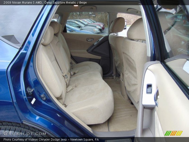 Deep Sapphire Metallic / Beige 2009 Nissan Murano S AWD