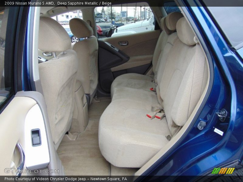 Deep Sapphire Metallic / Beige 2009 Nissan Murano S AWD