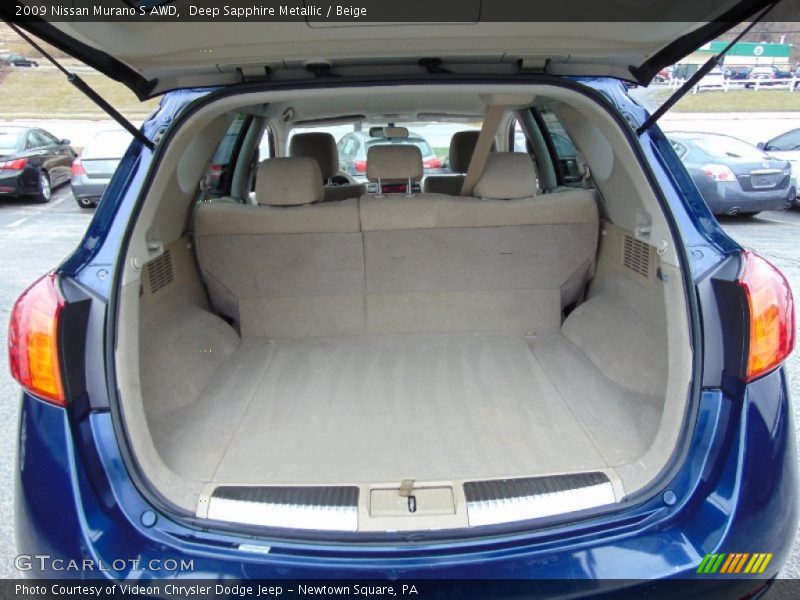 Deep Sapphire Metallic / Beige 2009 Nissan Murano S AWD
