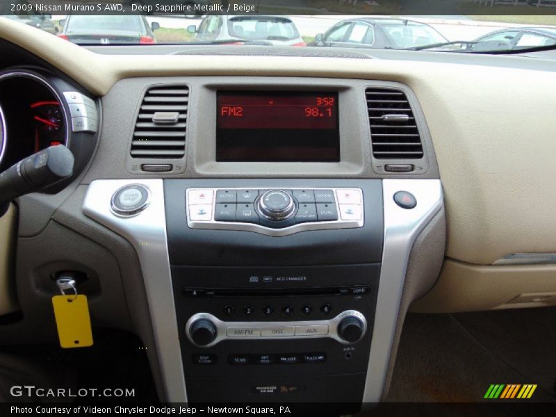 Deep Sapphire Metallic / Beige 2009 Nissan Murano S AWD