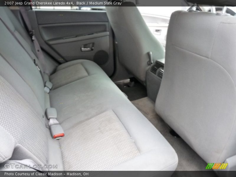 Black / Medium Slate Gray 2007 Jeep Grand Cherokee Laredo 4x4