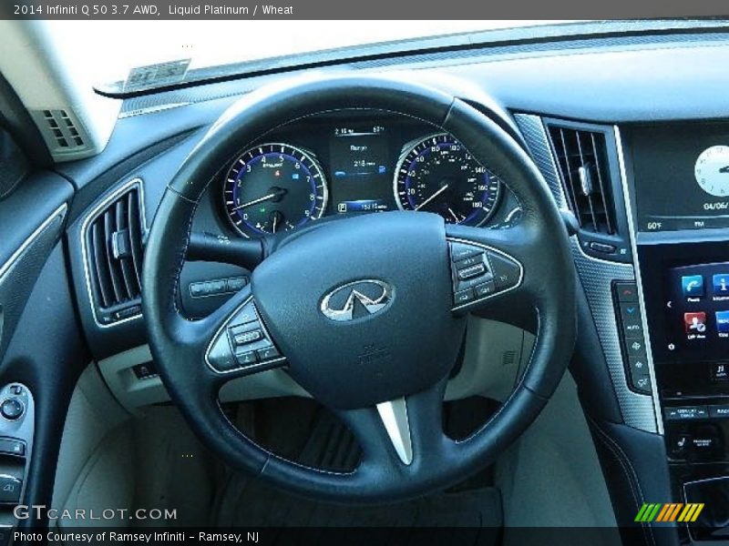 Liquid Platinum / Wheat 2014 Infiniti Q 50 3.7 AWD