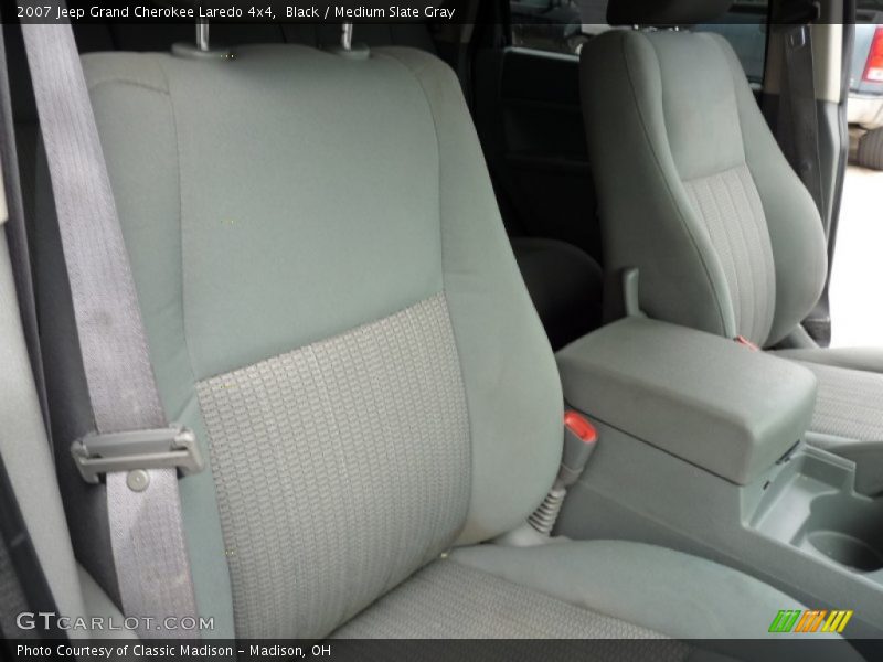 Black / Medium Slate Gray 2007 Jeep Grand Cherokee Laredo 4x4