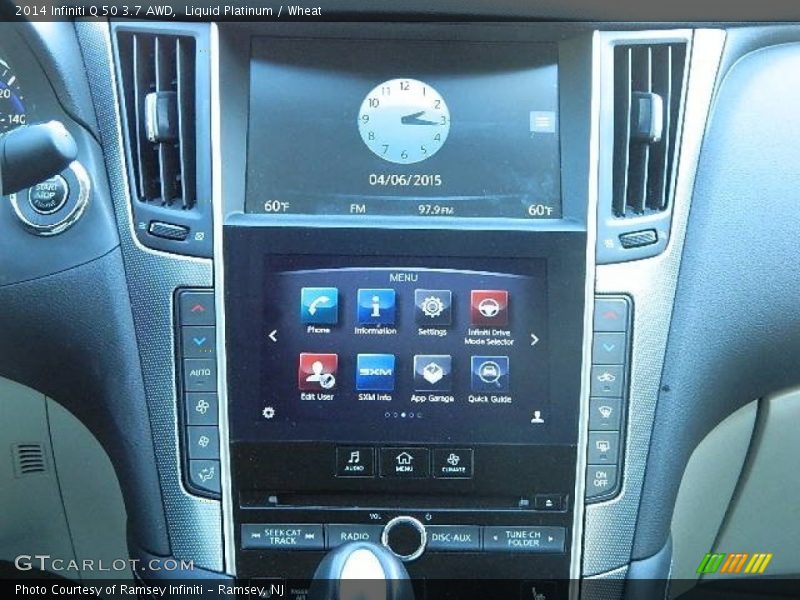 Liquid Platinum / Wheat 2014 Infiniti Q 50 3.7 AWD