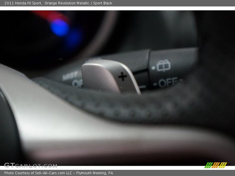 Orange Revolution Metallic / Sport Black 2011 Honda Fit Sport