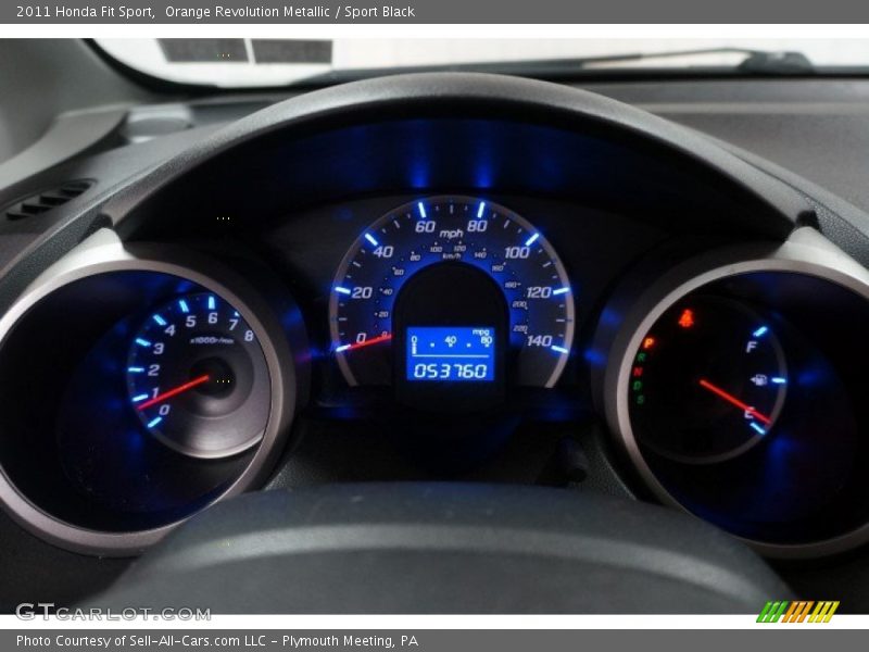  2011 Fit Sport Sport Gauges