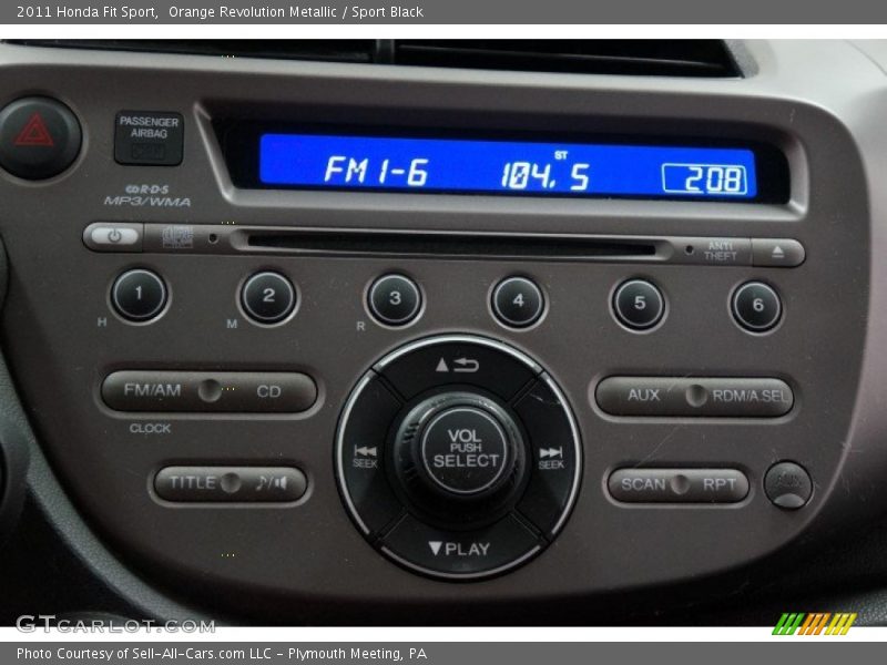 Controls of 2011 Fit Sport