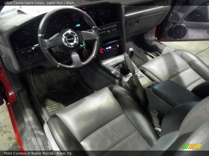  1988 Supra Coupe Black Interior