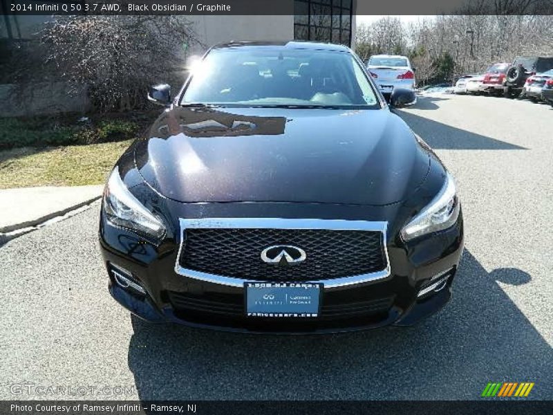 Black Obsidian / Graphite 2014 Infiniti Q 50 3.7 AWD