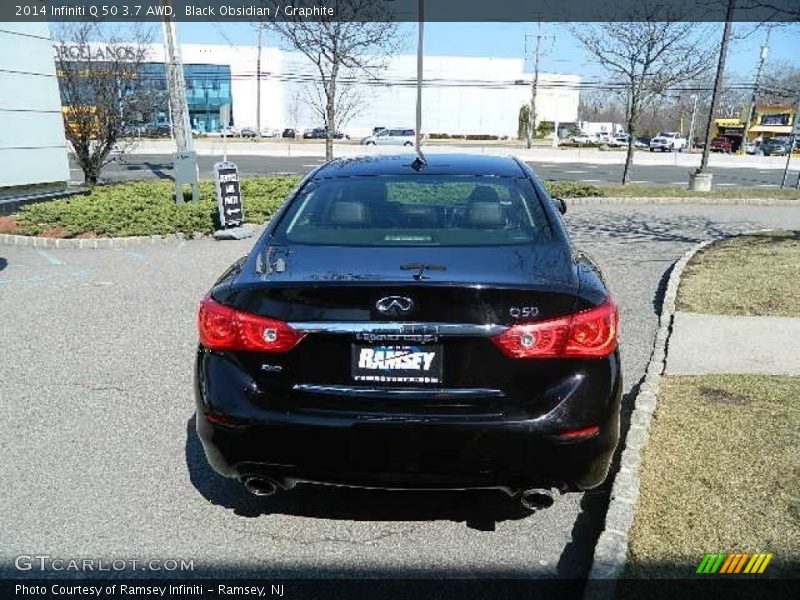 Black Obsidian / Graphite 2014 Infiniti Q 50 3.7 AWD