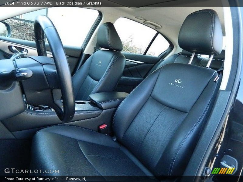 Black Obsidian / Graphite 2014 Infiniti Q 50 3.7 AWD