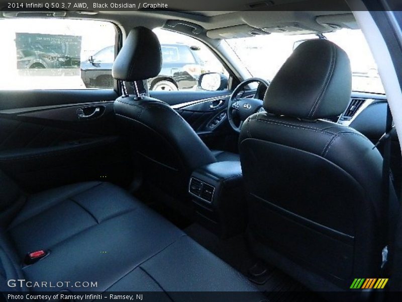 Black Obsidian / Graphite 2014 Infiniti Q 50 3.7 AWD