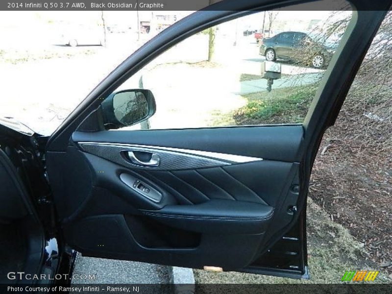 Black Obsidian / Graphite 2014 Infiniti Q 50 3.7 AWD