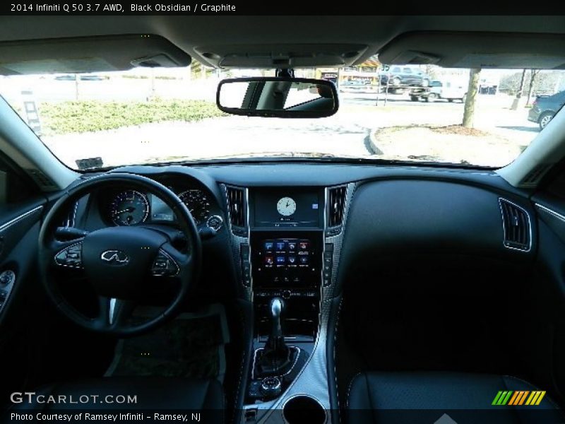 Black Obsidian / Graphite 2014 Infiniti Q 50 3.7 AWD
