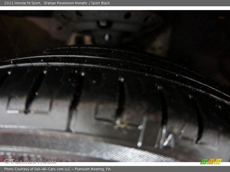 Orange Revolution Metallic / Sport Black 2011 Honda Fit Sport
